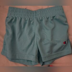 3/20$*18 month Champion shorts teal gently used
